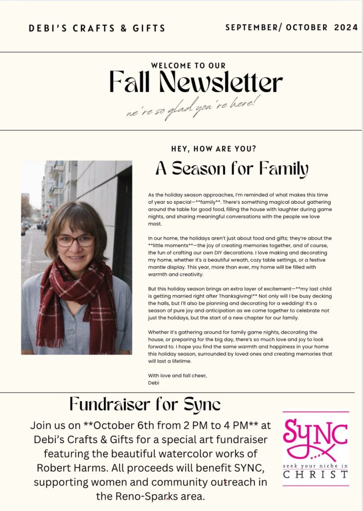 September Newsletter 1 Cover Photo