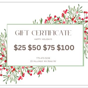 Gift Certificate Cover Photo
