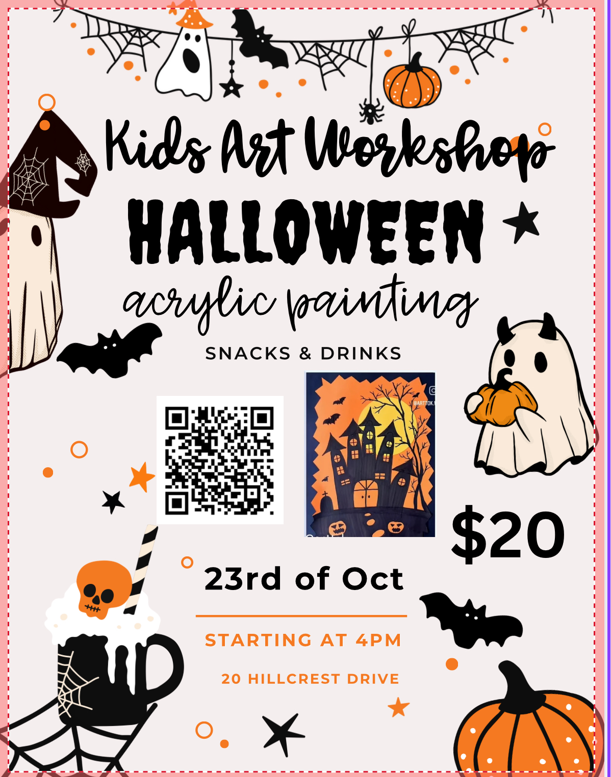 Kids Art Workshop Halloween Cover Photo