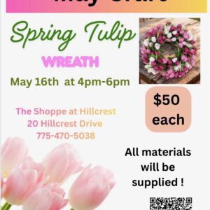 May Craft - Spring Tulip Wreath Cover Photo