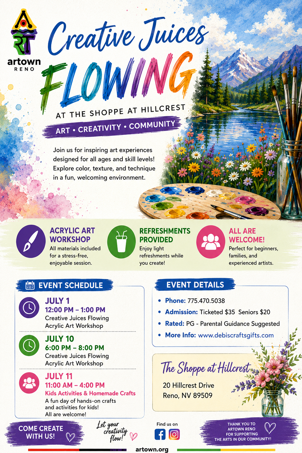 Creative Juice Flowing Workshop cover photo