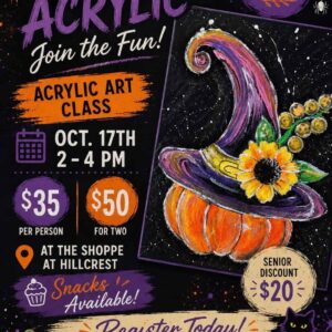 Halloween Acrylic Art Class Cover Photo